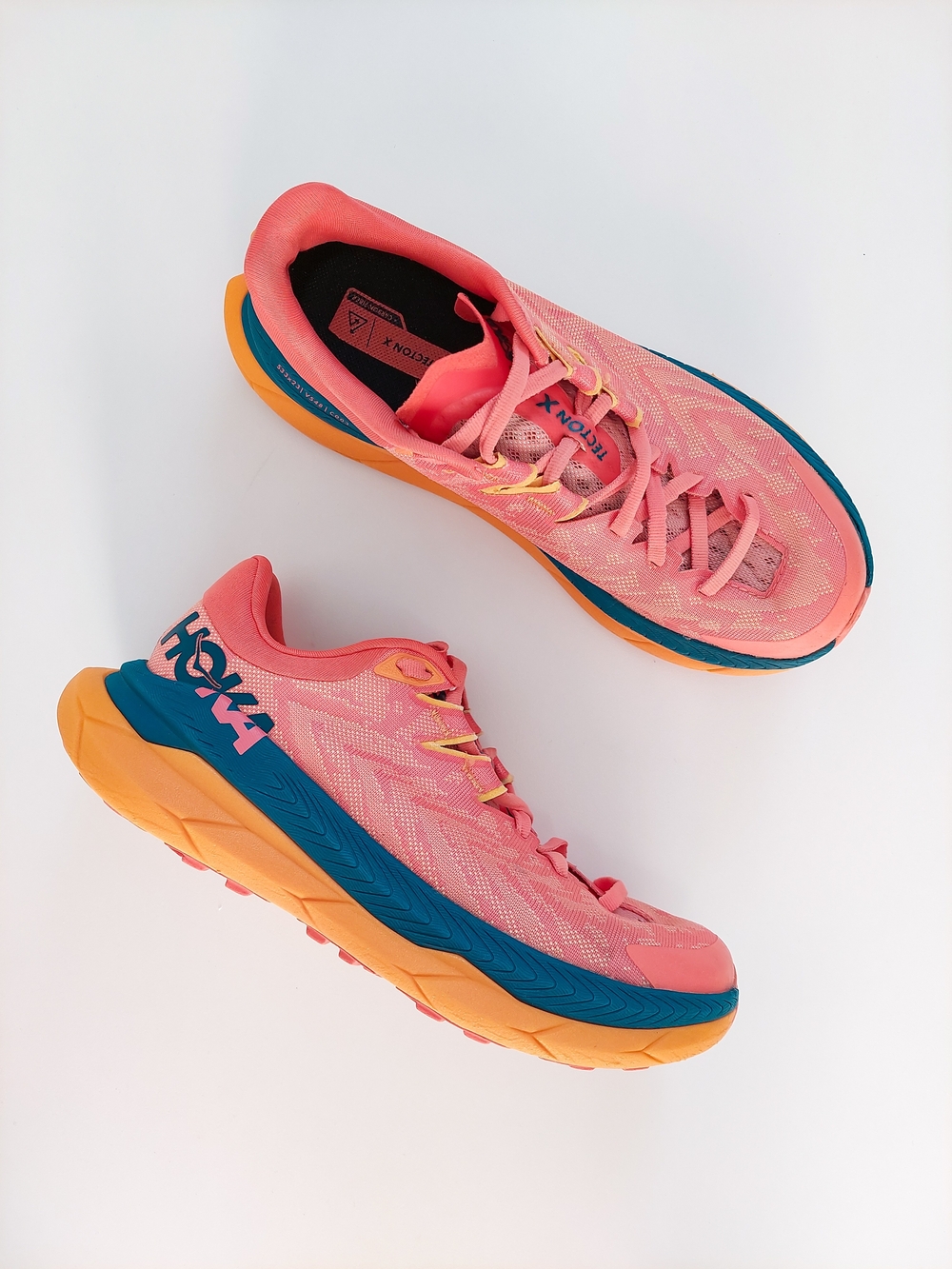 Hoka Tecton X Womenâs US 7.5 Trail Running Shoes Athletic Sneakers Hiking Run